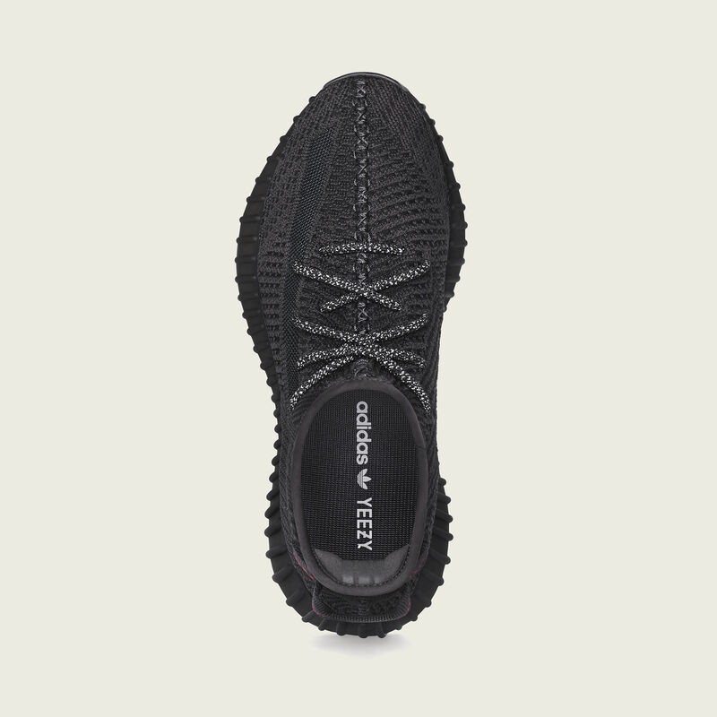 Black and grey yeezy 350 on sale